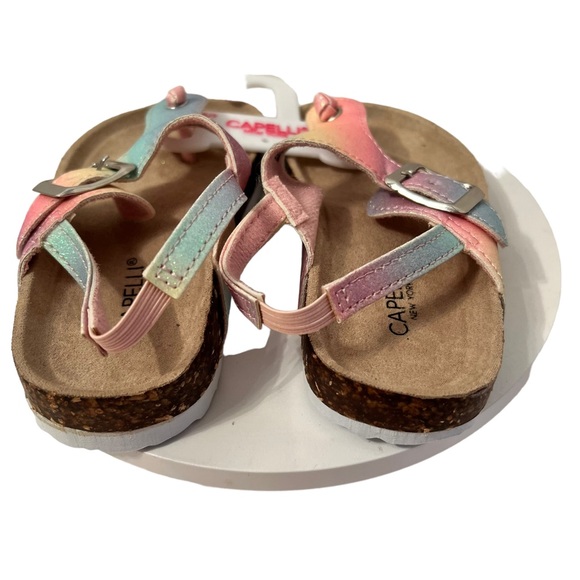 Capelli of New York Rainbow Toddler TStraps Size 8/9 - Picture 4 of 7